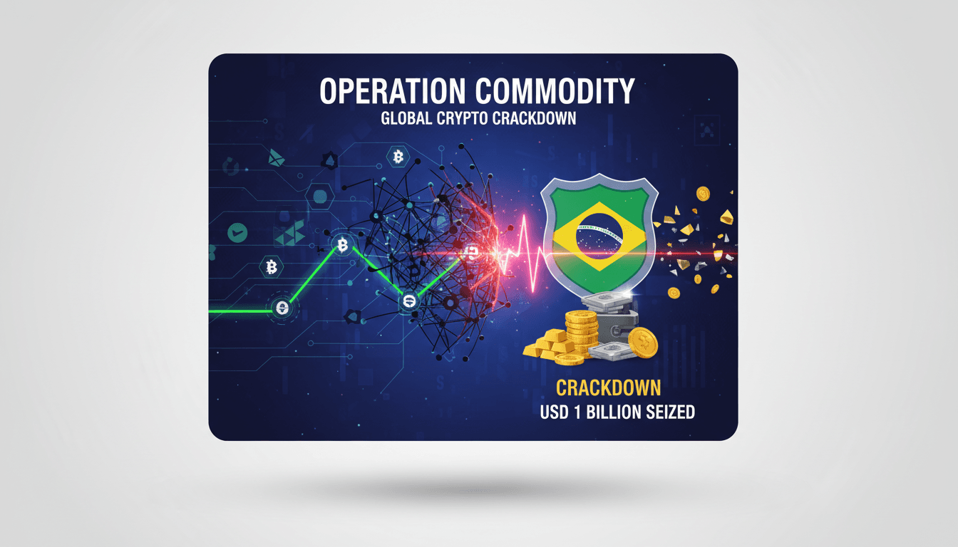 Brazilian police operation against drug trafficking and cryptocurrency laundering