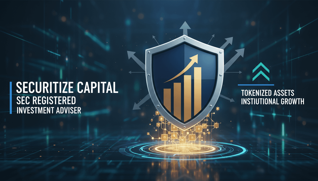 Securitize Capital logo with SEC emblem