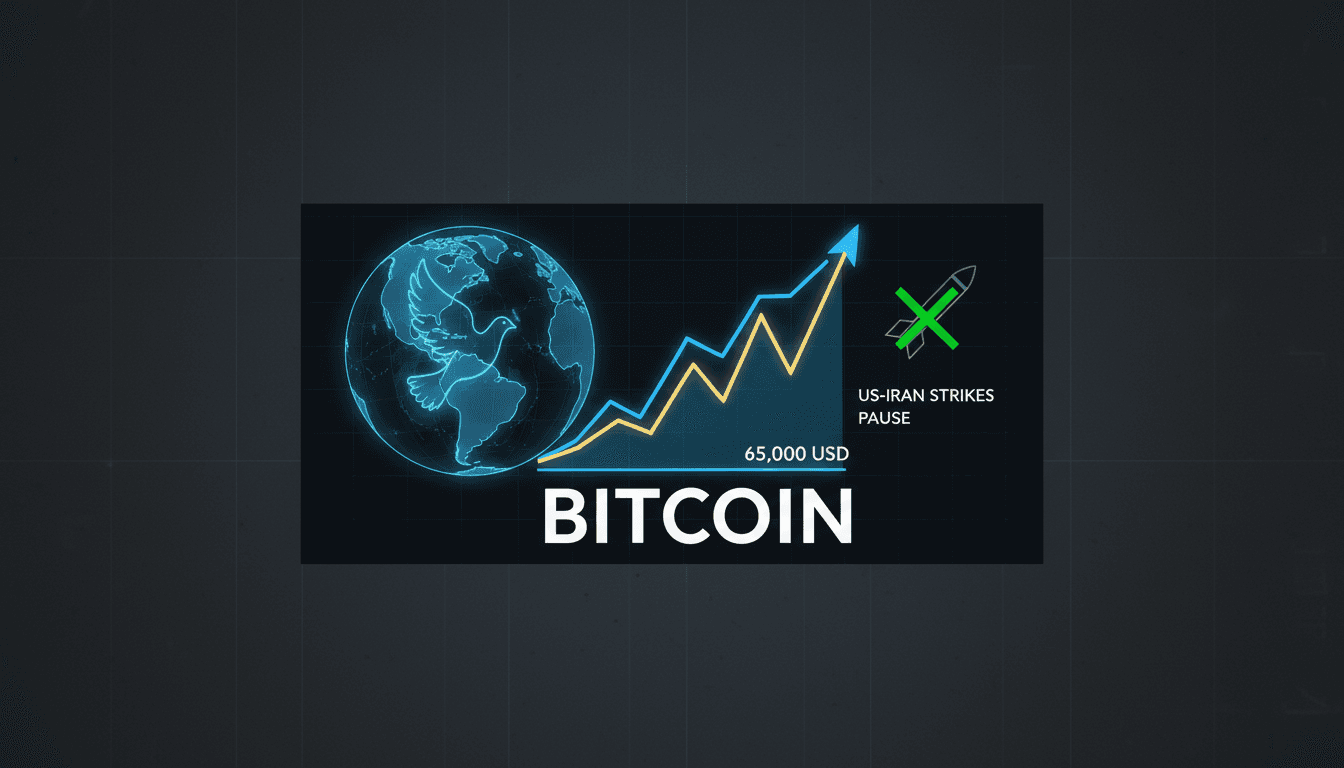 Bitcoin price surge above $65,000 amid geopolitical tensions