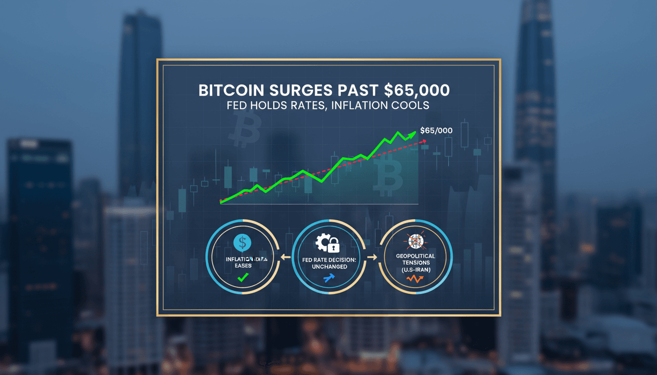 Bitcoin Surges Past $65,000 Following Federal Reserve's Interest Rate Decision