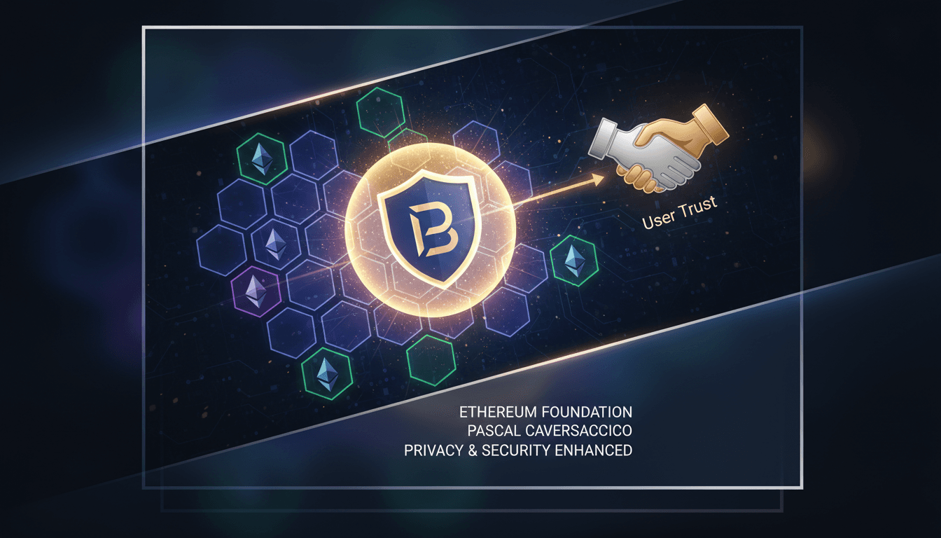 Pascal Caversaccio appointed to Ethereum Foundation board for privacy and security enhancement.