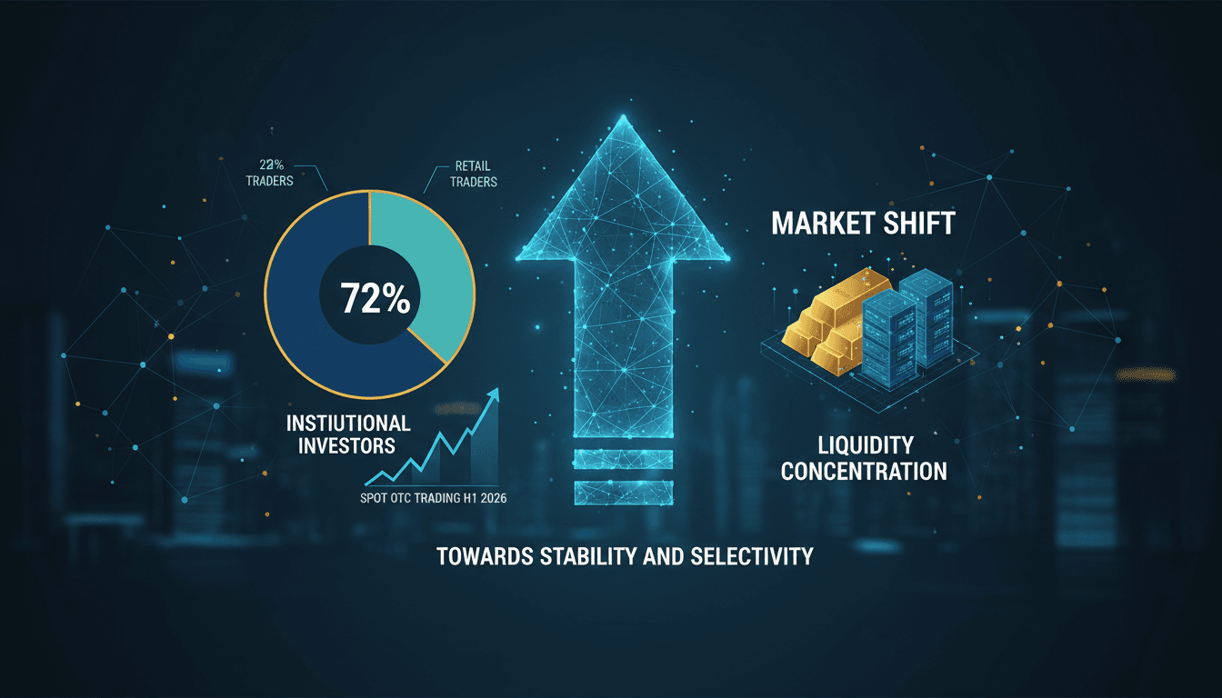 Institutional investors driving change in the cryptocurrency market.