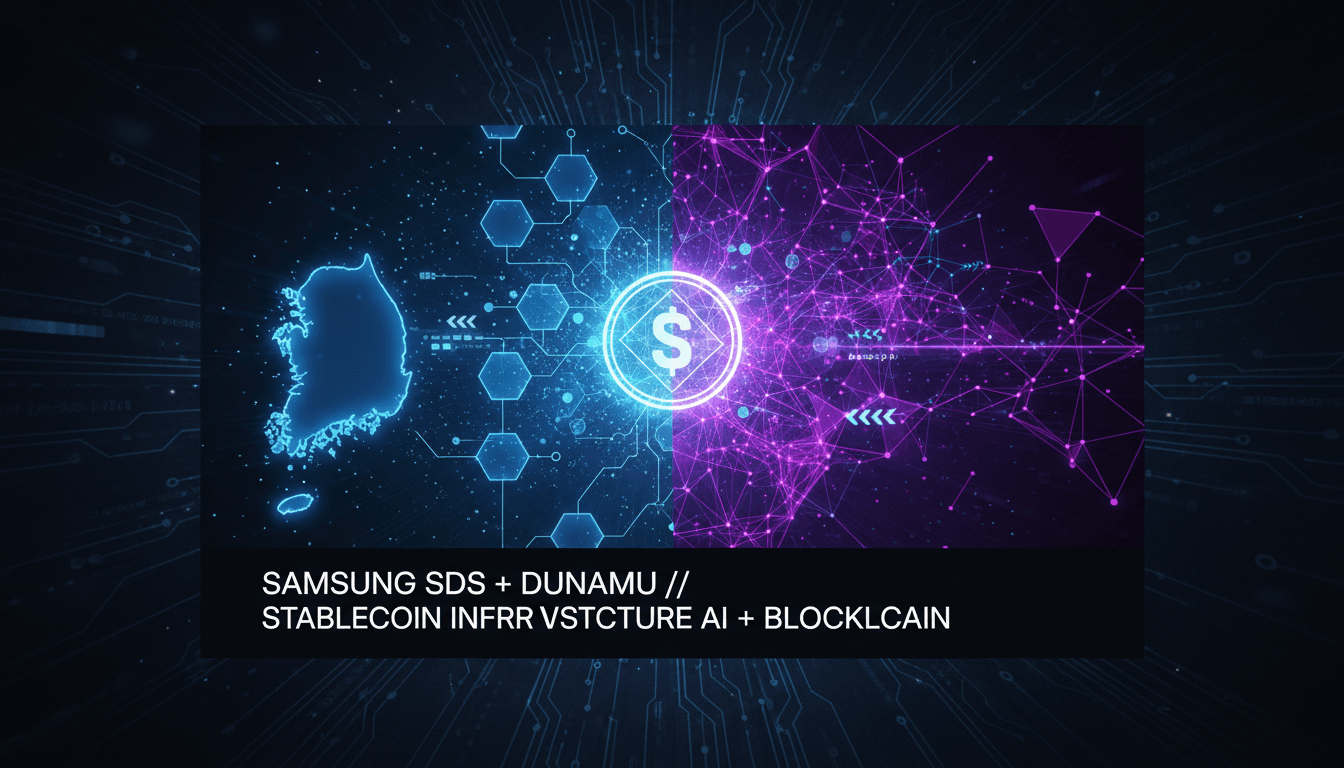 Samsung SDS partners with Dunamu to enhance stablecoin infrastructure in South Korea