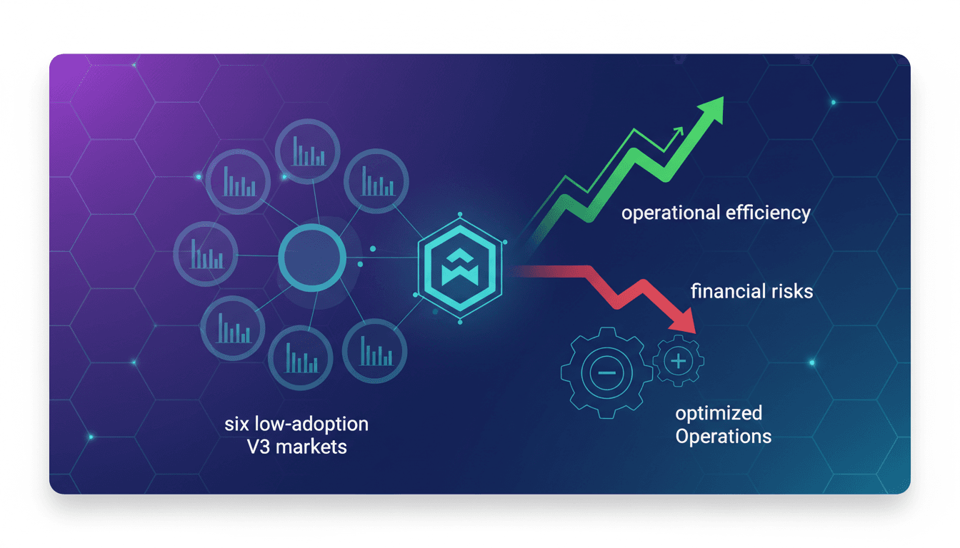 Aave governance proposal for closing low-adoption V3 markets
