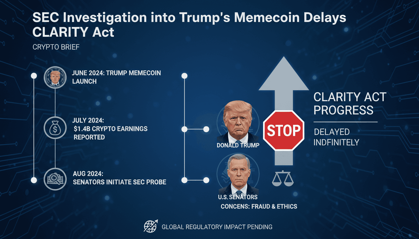 SEC investigation into Trump's memecoin affecting cryptocurrency regulation