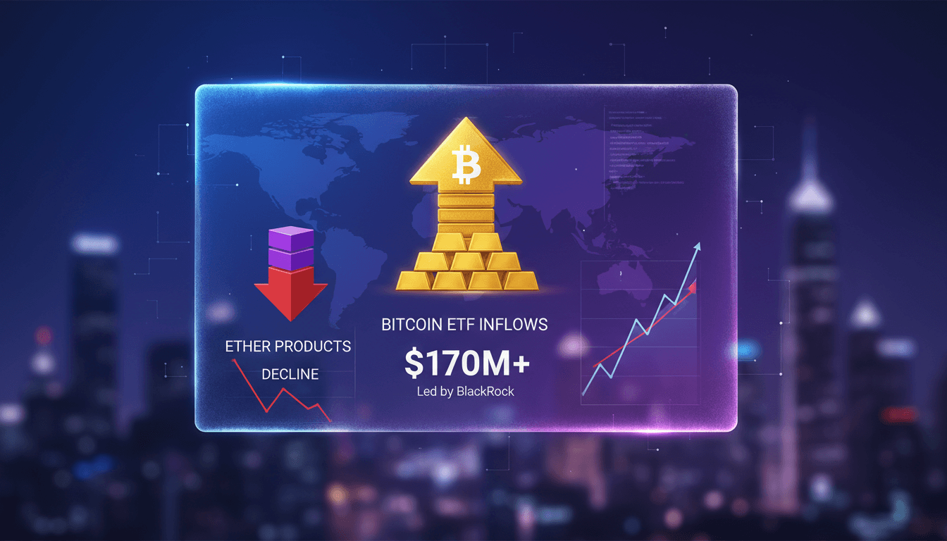 Bitcoin ETF inflows and Ether product decline analysis