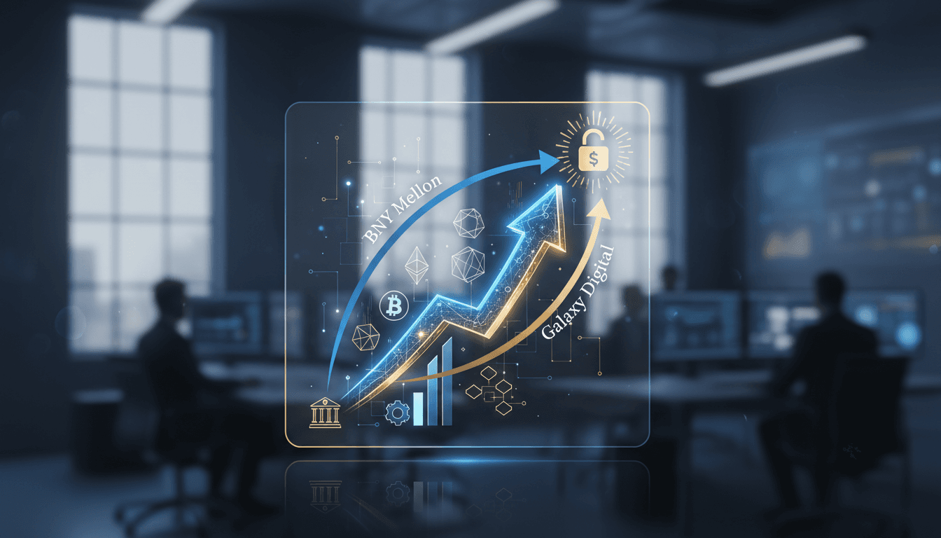 BNY Mellon and Galaxy Digital partnership for crypto staking services