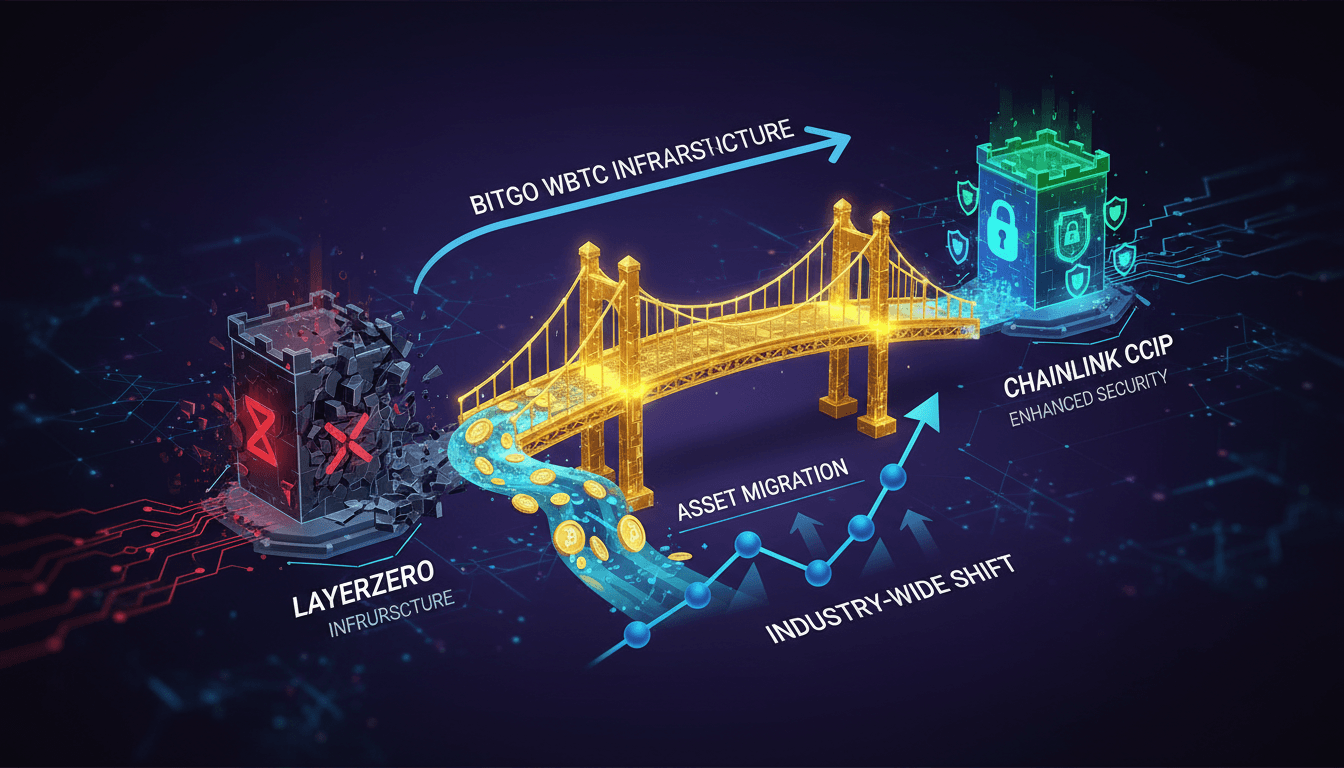 Bitgo transitions WBTC infrastructure to Chainlink for security