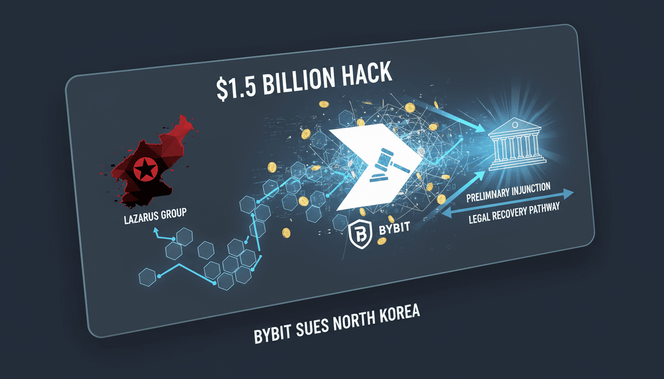 Bybit lawsuit against North Korea over cryptocurrency theft