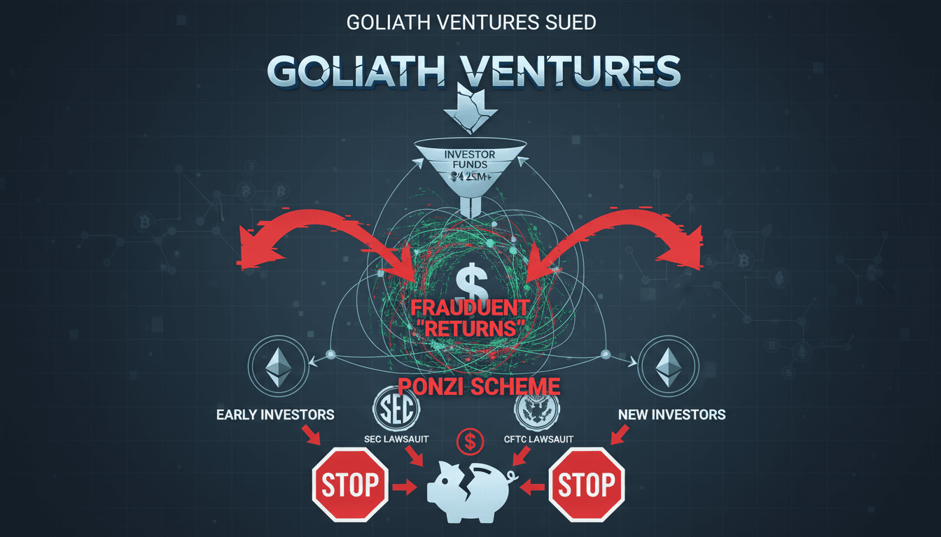 Goliath Ventures sued by SEC and CFTC over $400 million Ponzi scheme