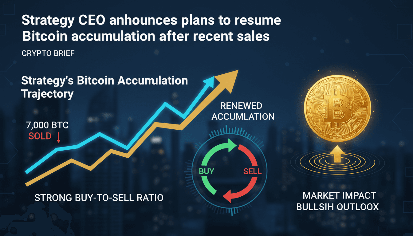 Strategy CEO announces plans to increase Bitcoin holdings.