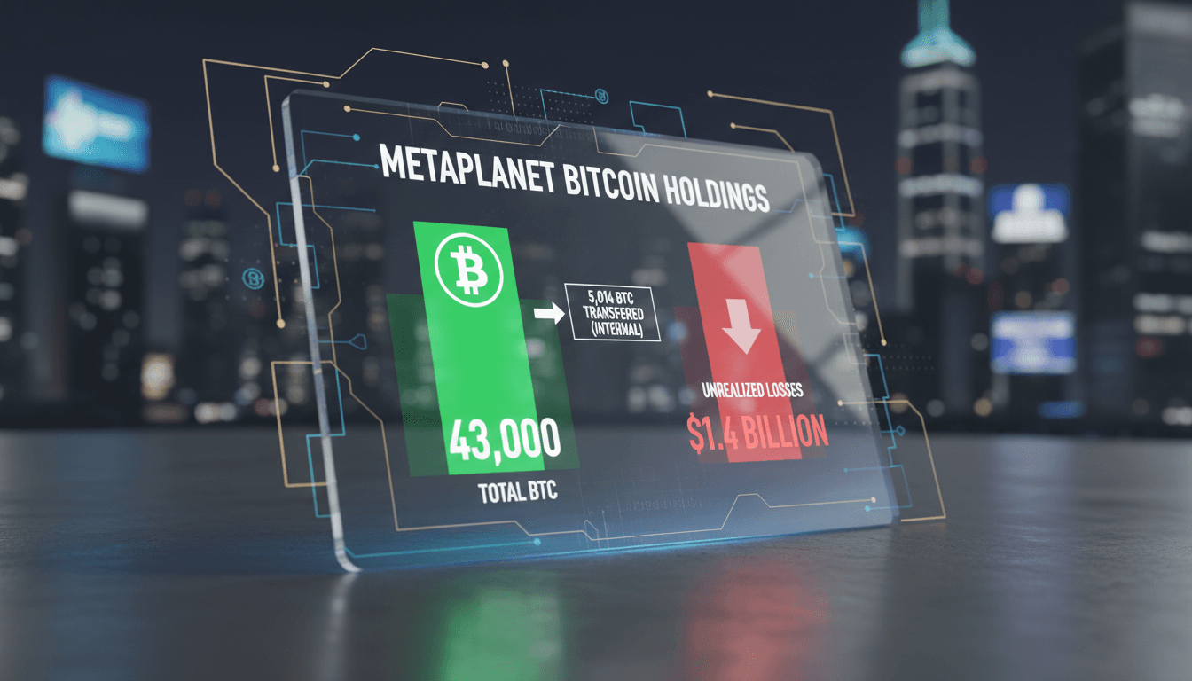 Metaplanet's Bitcoin holdings and financial overview
