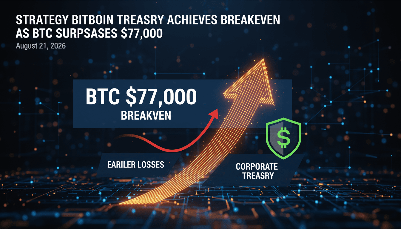 A graphic showing Bitcoin's price surge and its implications for corporate treasury strategies.