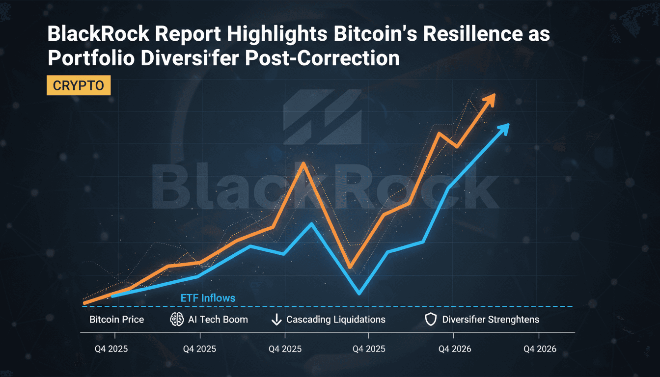 A chart showing Bitcoin's price trends and macroeconomic events impacting its market position.