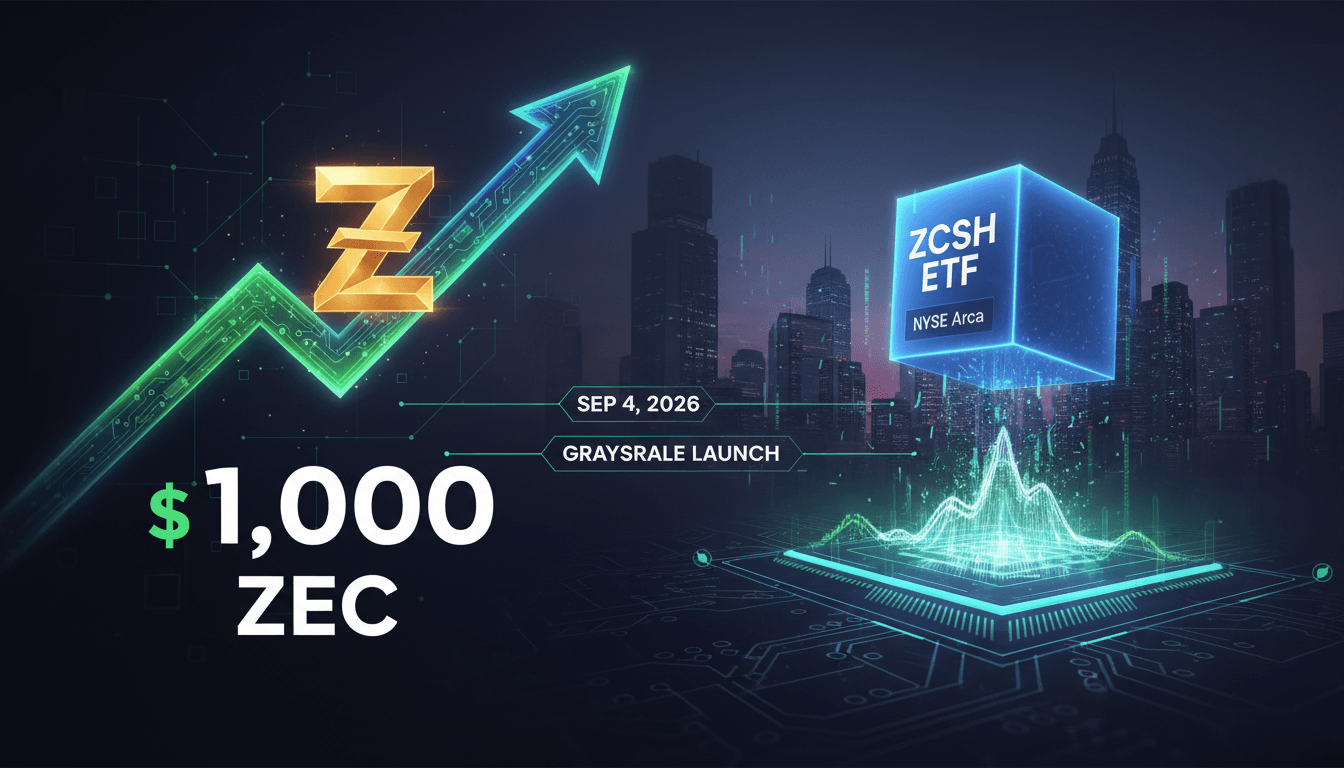 Zcash Price Surges Past $1,000 Following Grayscale's Spot ETF Launch