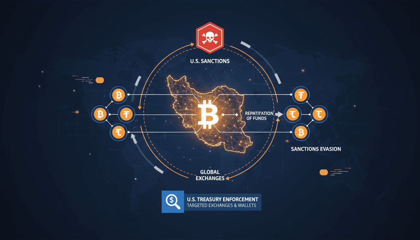 Iran's Central Bank Directs Businesses to Use Bitcoin and Tether for Sanctions Evasion
