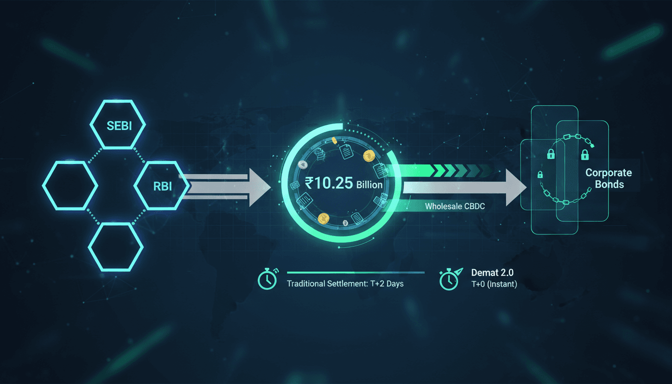India's SEBI and RBI Launch Demat 2.0 Pilot for Tokenized Corporate Bonds
