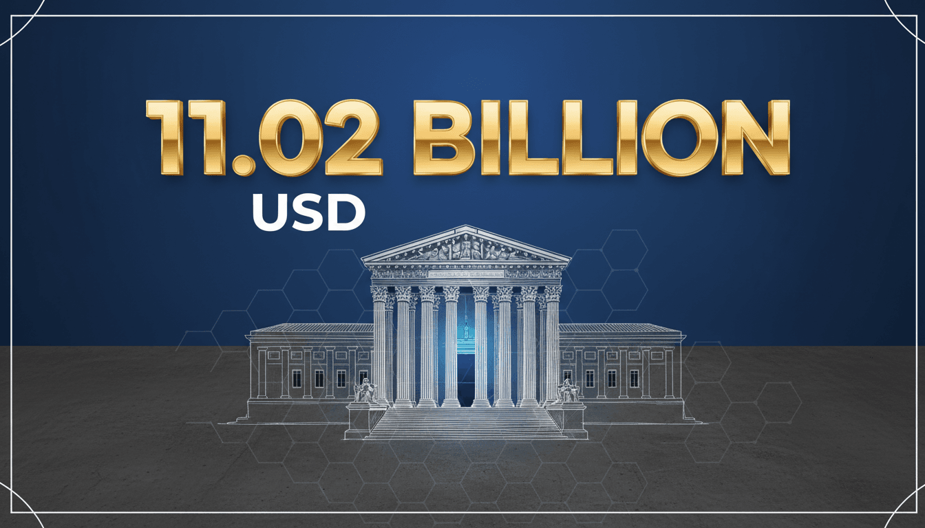 A visual representation of Sam Bankman-Fried's Supreme Court petition regarding his fraud conviction and $11 billion forfeiture.