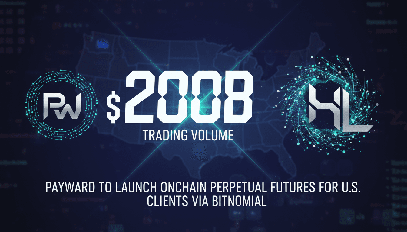 Payward to Launch Onchain Perpetual Futures for U.S. Clients via Bitnomial