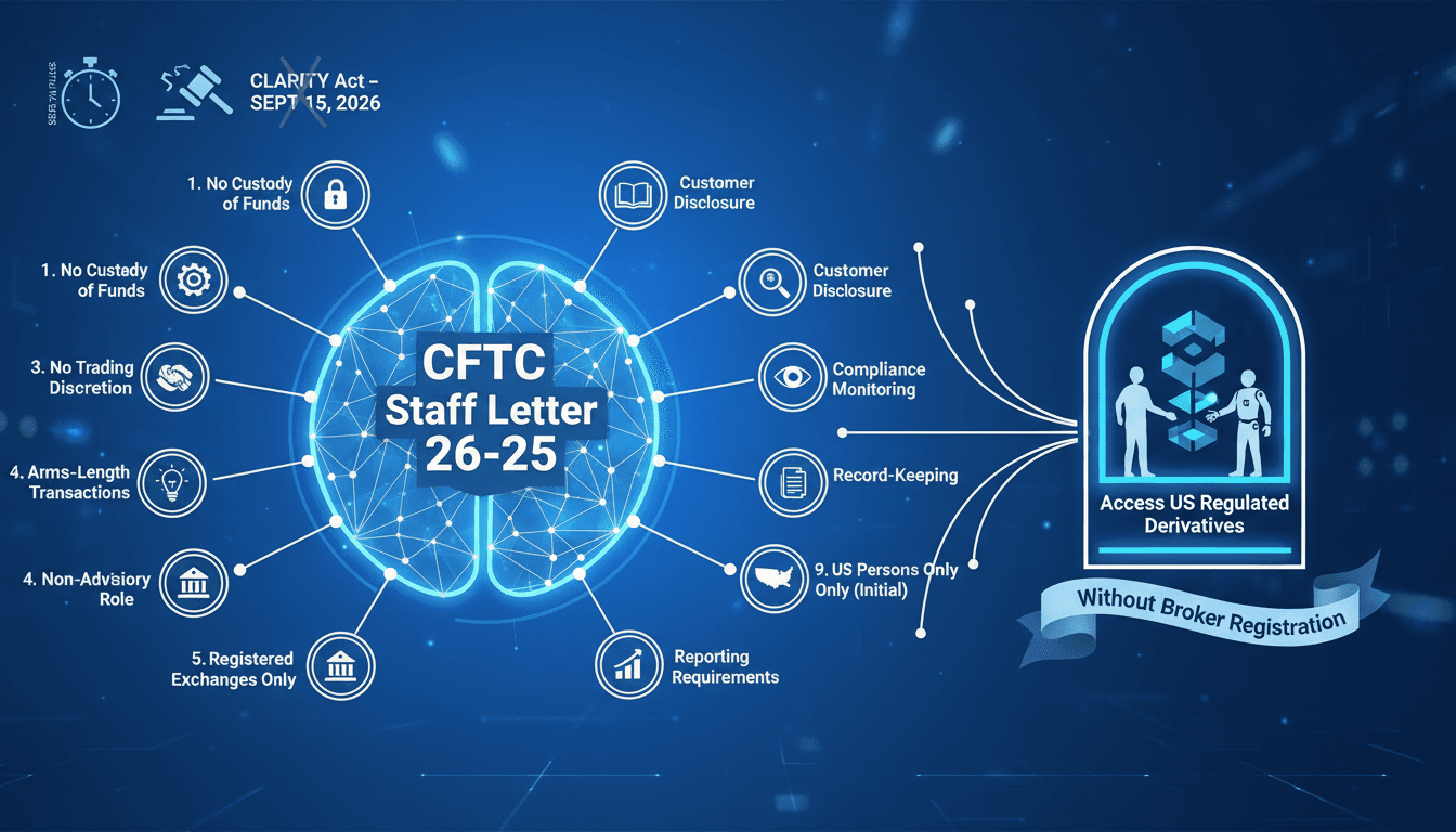 CFTC Expands No-Action Relief for Passive Trading Software Providers