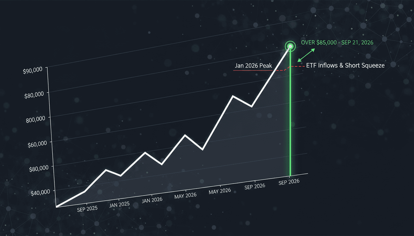Bitcoin Surpasses $85,000 for First Time Since January 2026