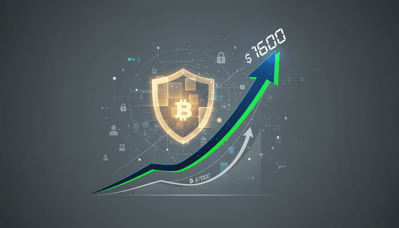 A graph showing Zcash's price increase to $1,600, emphasizing the trend of privacy in cryptocurrency.
