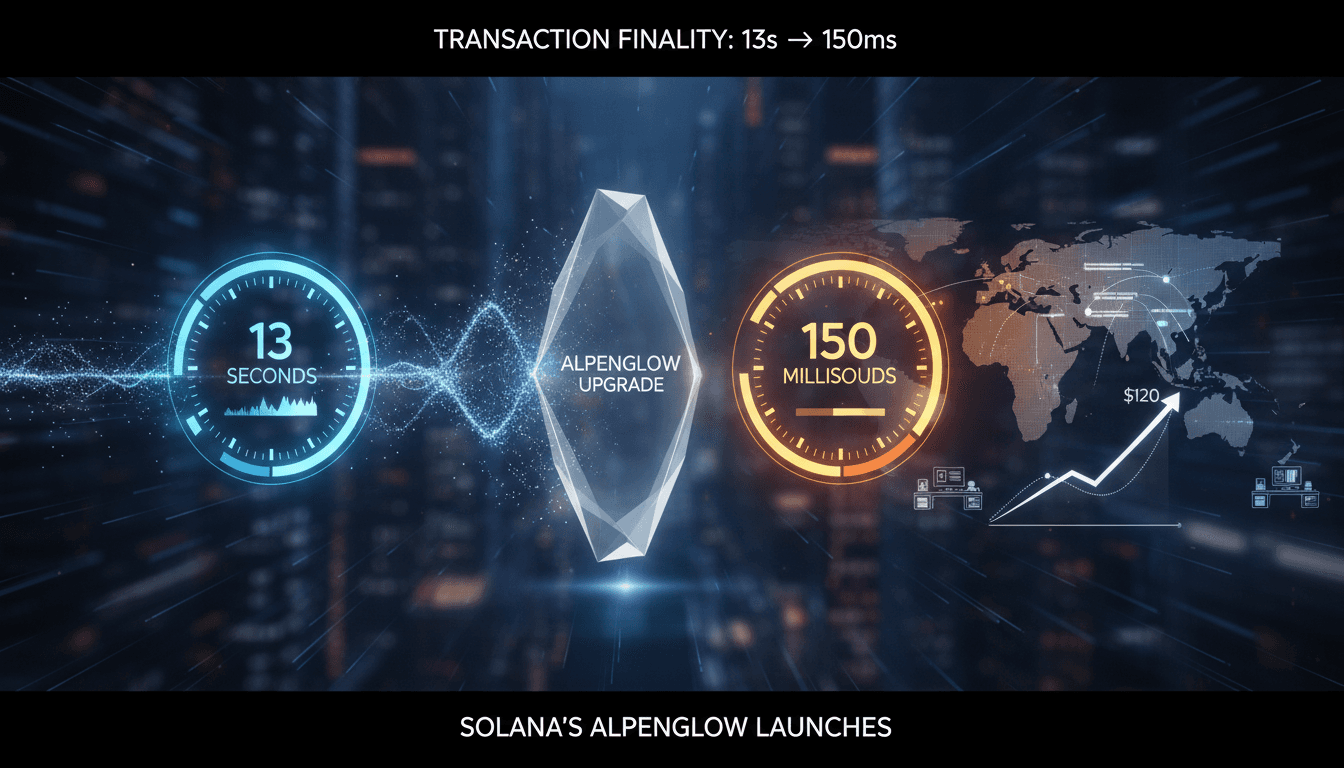 Solana's Alpenglow Consensus Upgrade Launches on Public Testnet