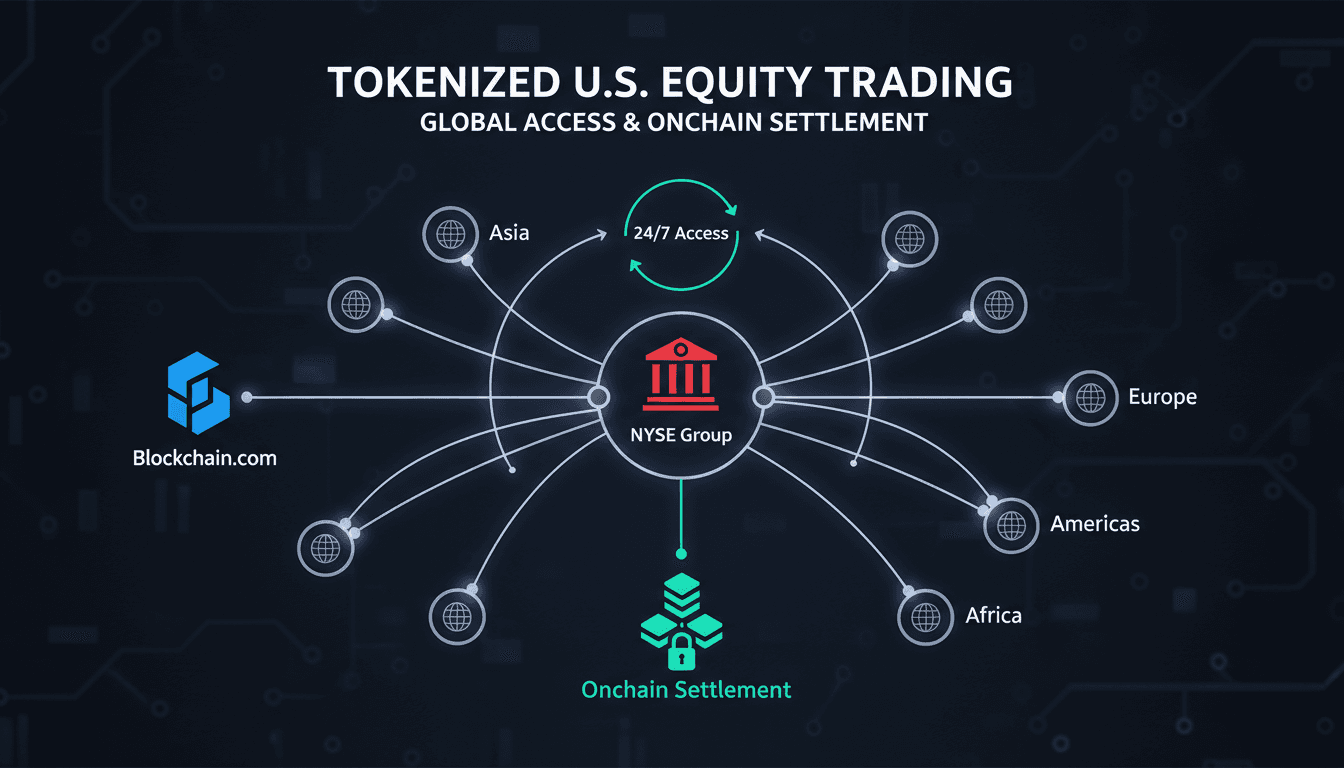 Blockchain.com and NYSE Group Partner to Explore 24/7 Tokenized U.S. Equity Trading