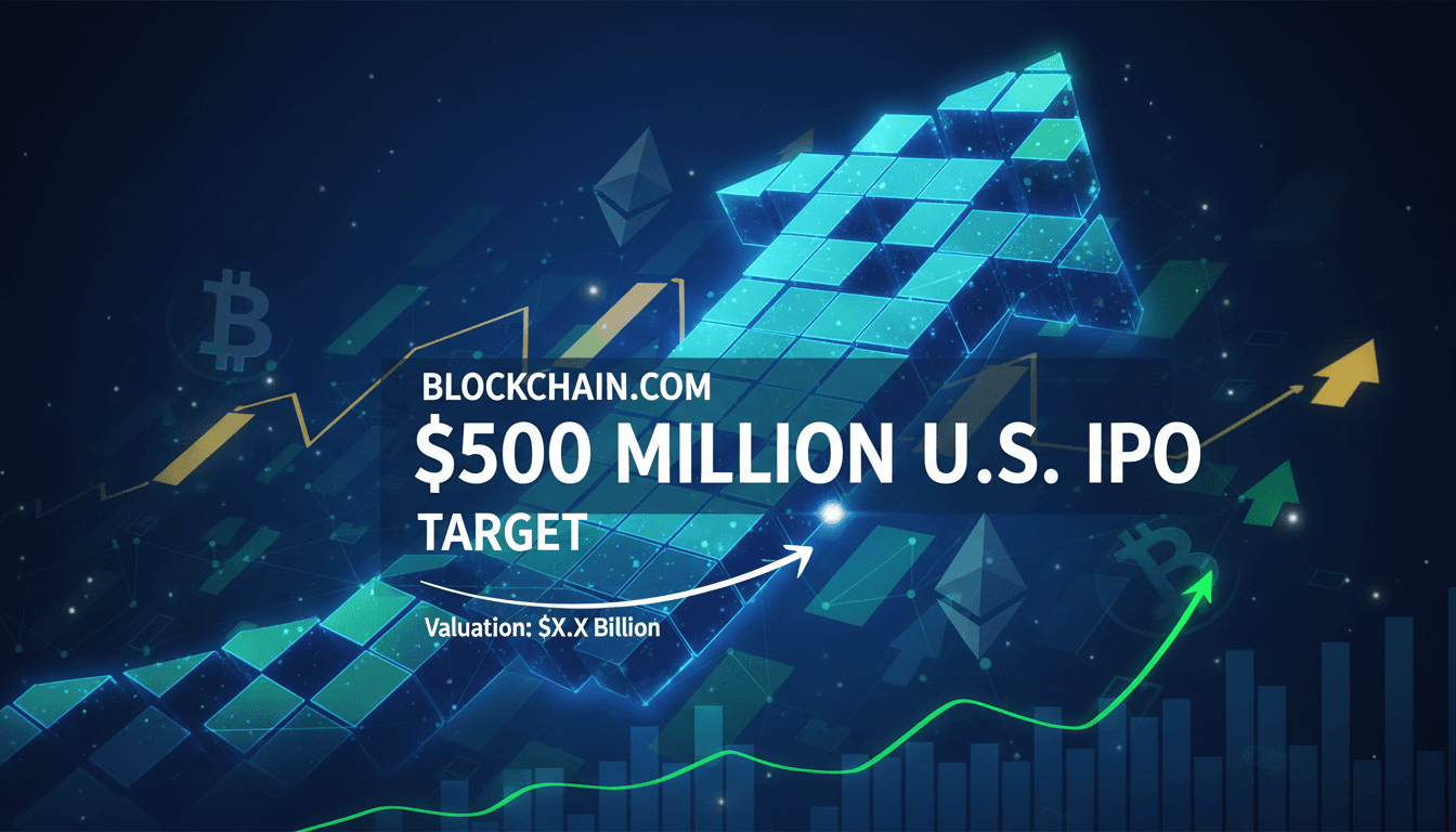 Blockchain.com plans $500 million U.S. IPO amid cryptocurrency market recovery