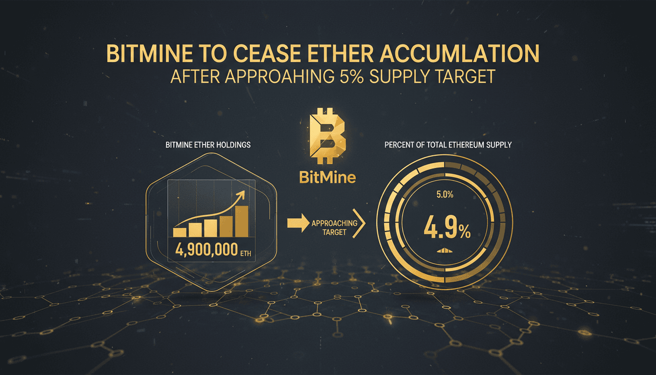 A visual representation of BitMine's Ether holdings and their impact on Ethereum's supply.