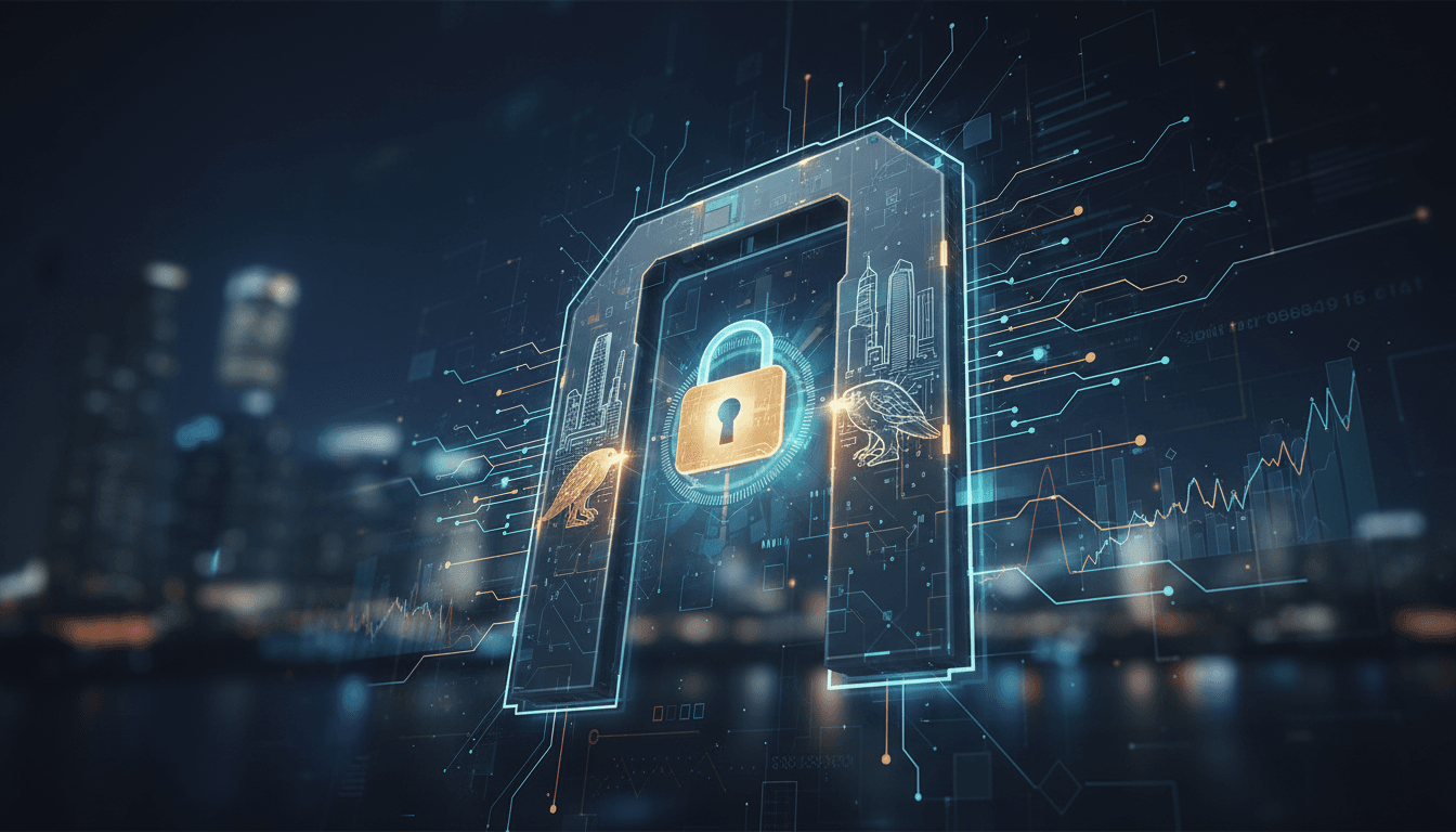Graphic illustrating Standard Chartered's new crypto custody services for institutional clients in Singapore.