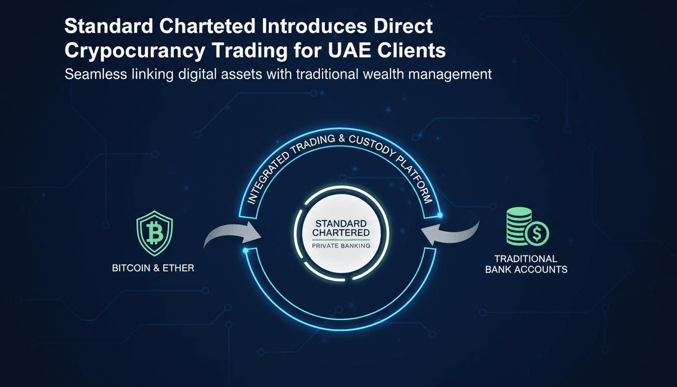 Standard Chartered Introduces Direct Cryptocurrency Trading for UAE Clients