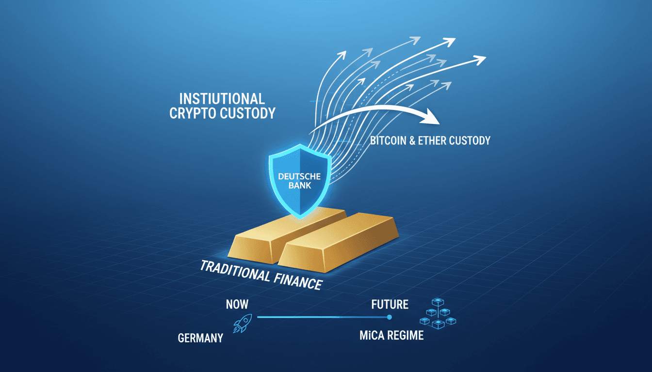 Deutsche Bank to Launch Institutional Bitcoin Custody Services in Germany
