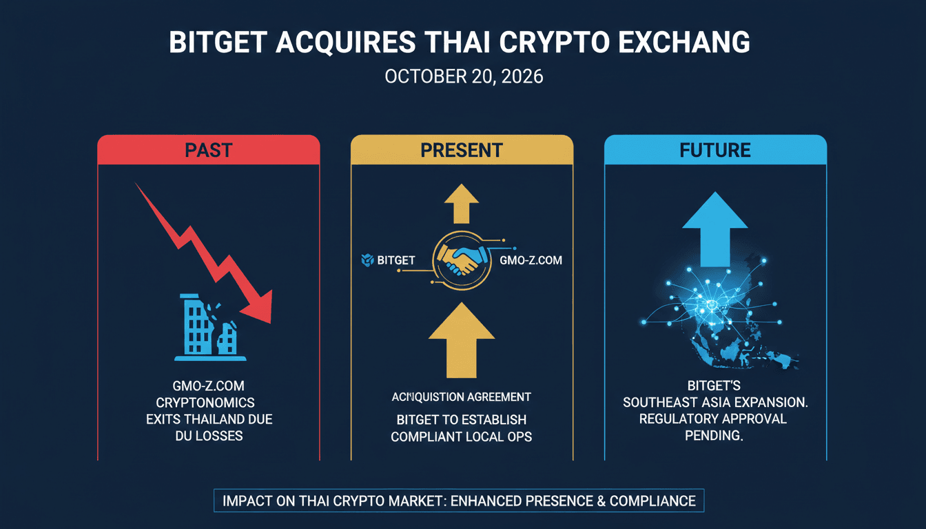 Bitget to Acquire Thai Crypto Exchange GMO-Z.com Cryptonomics