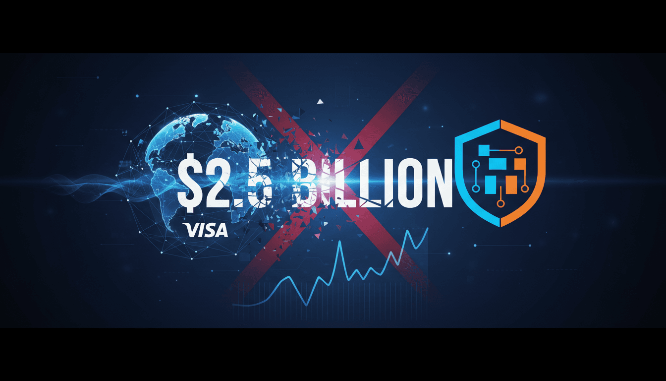 A graphic showing the $2.5 billion figure with Fireblocks and Visa logos.