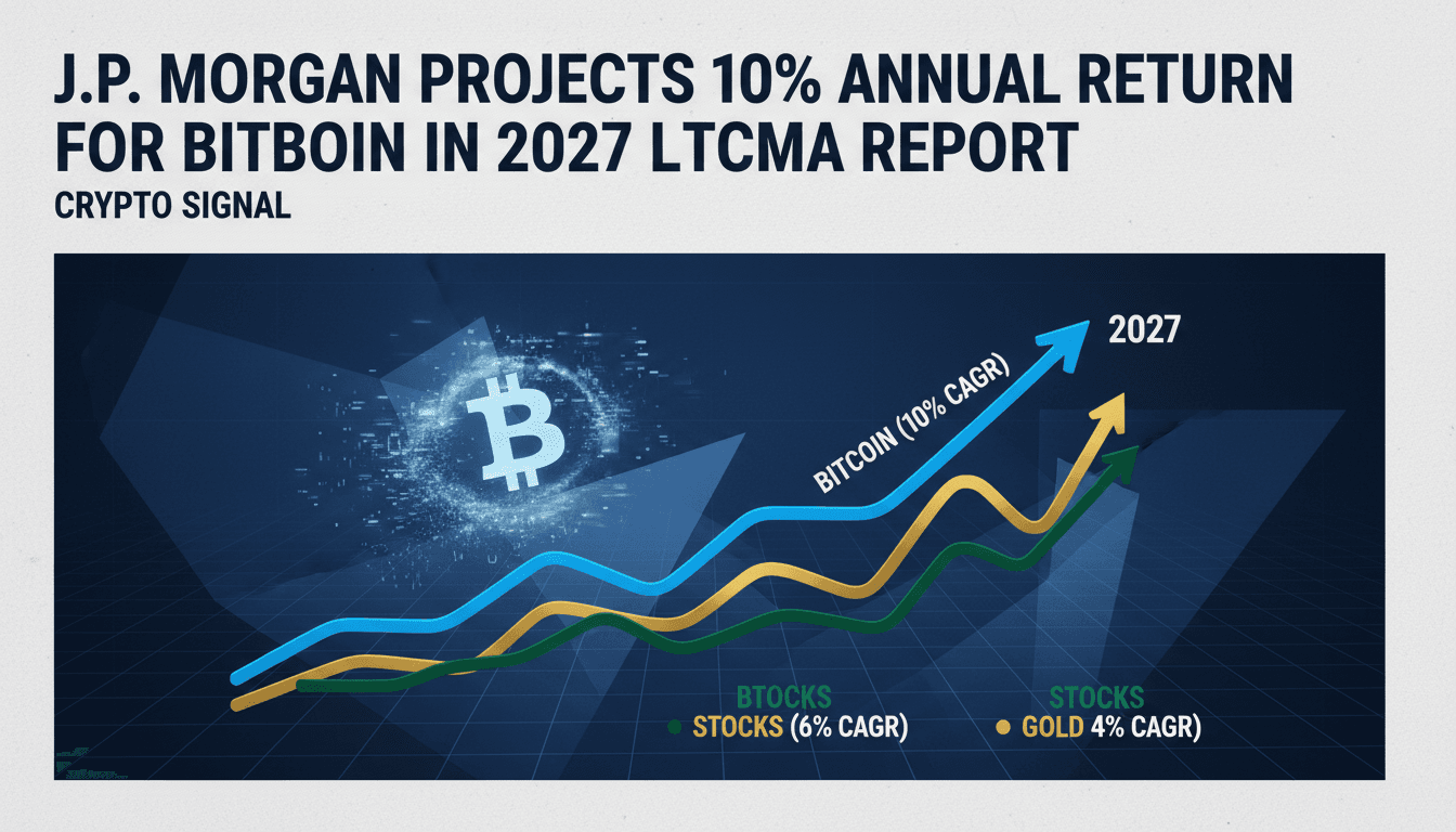 Infographic showing Bitcoin's projected growth compared to stocks and gold.