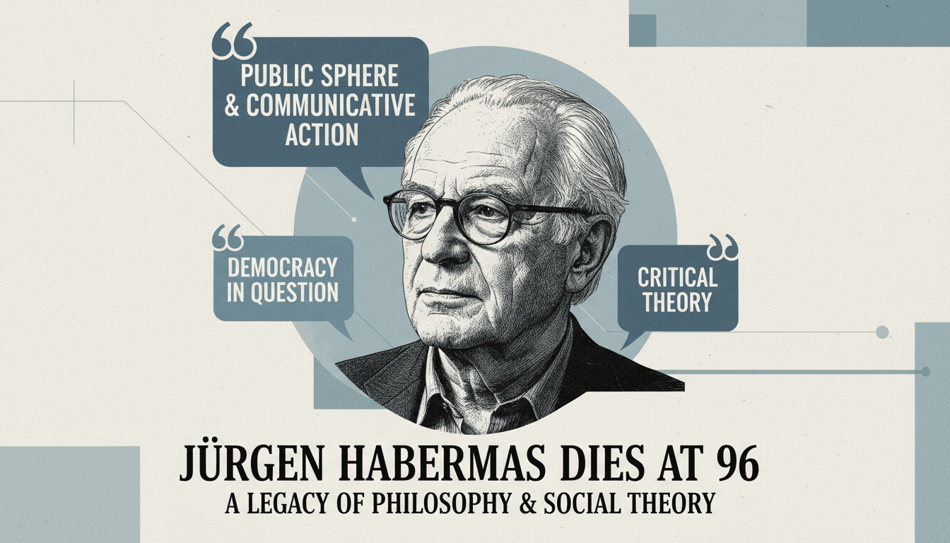 Jürgen Habermas, prominent German philosopher, passes away at 96