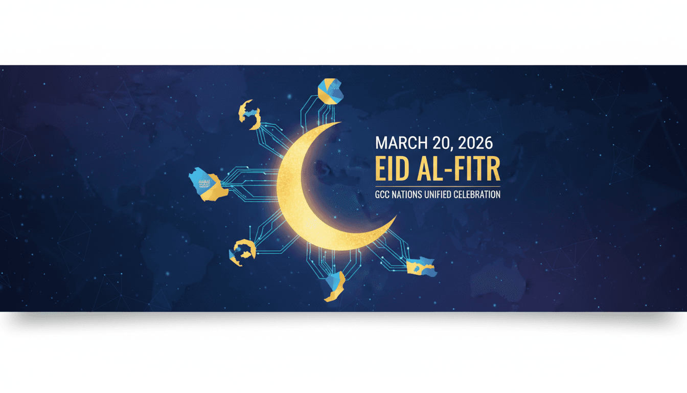 GCC Nations Announce March 20, 2026, as Eid al-Fitr Celebration Day