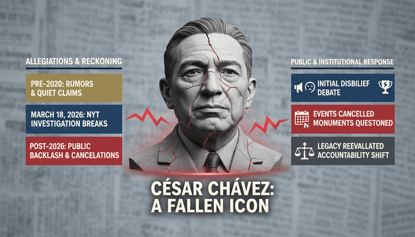Sexual abuse allegations against César Chávez prompt reevaluation of his legacy