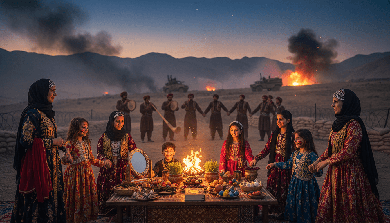 Iranian Kurds Celebrate Nowruz Amid Ongoing US-Israel-Iran Conflict