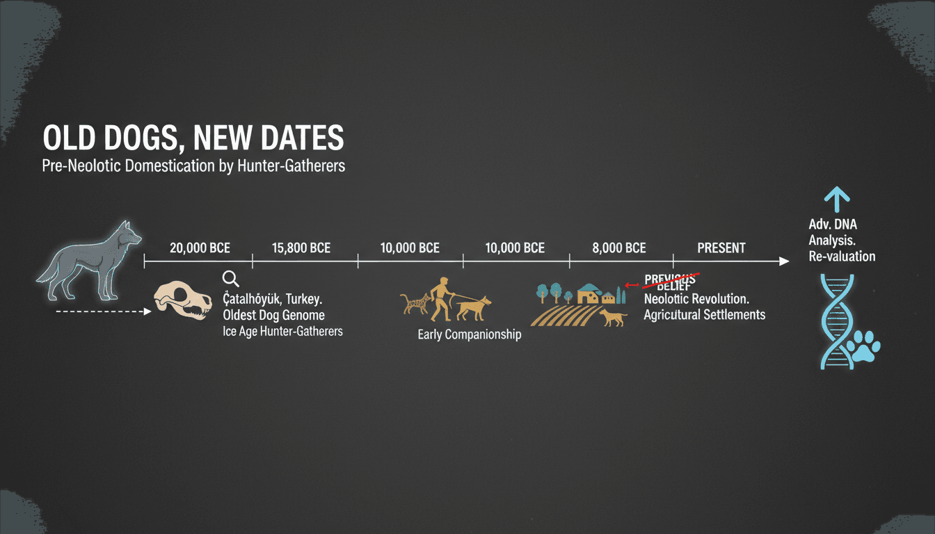 Oldest Dog Genomes Confirm Pre-Neolithic Domestication by Hunter-Gatherers