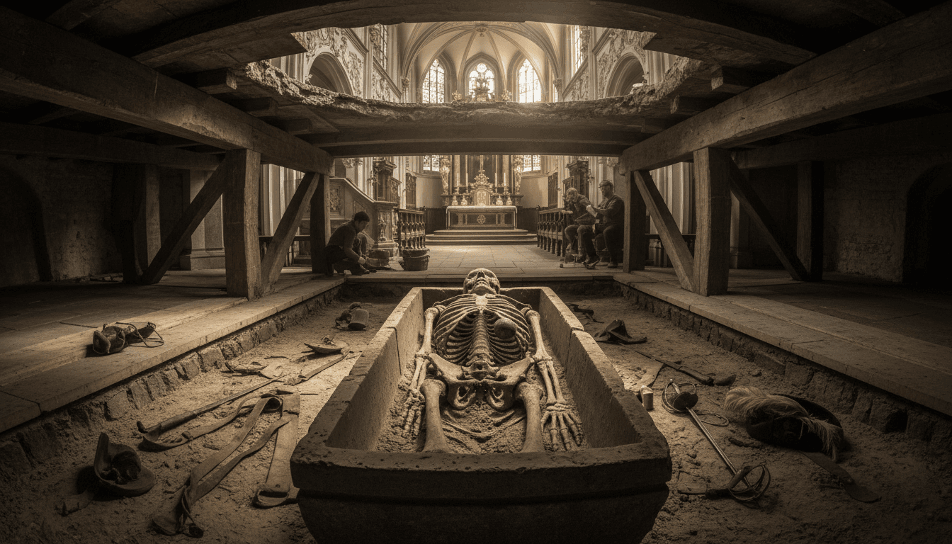 Skeletal Remains of Historical Musketeer d'Artagnan Discovered in Maastricht Church
