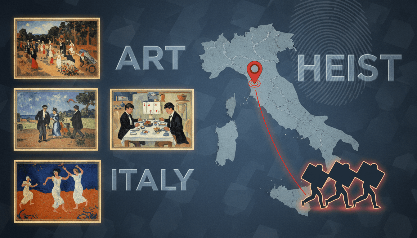 Art Heist at Italian Museum Results in Theft of Renoir, Cézanne, and Matisse Paintings