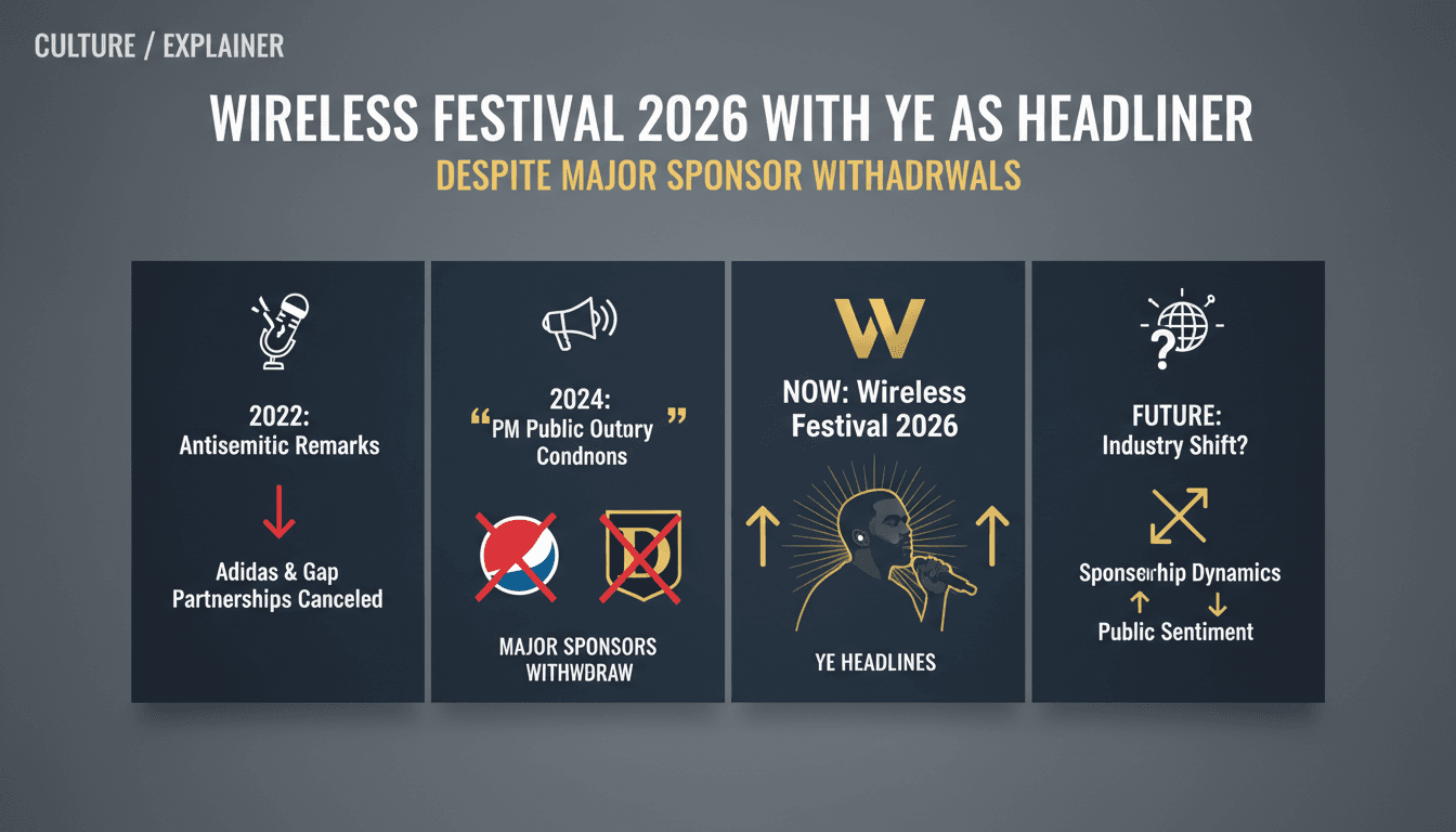 Wireless Festival 2026 to Proceed with Ye as Headliner Despite Major Sponsor Withdrawals