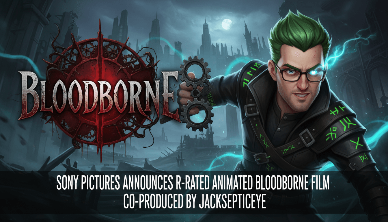 Sony Pictures Announces R-Rated Animated Bloodborne Film Adaptation Co-Produced by YouTuber Jacksepticeye