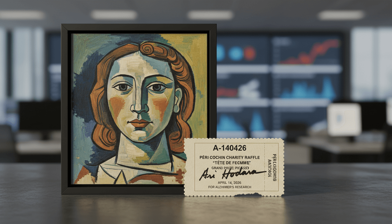 Ari Hodara Wins Picasso's 'Tête de Femme' in Charity Raffle