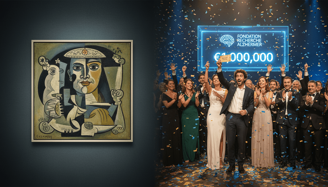 Ari Hodara Wins €1 Million Picasso Painting in Charity Raffle for Alzheimer's Research