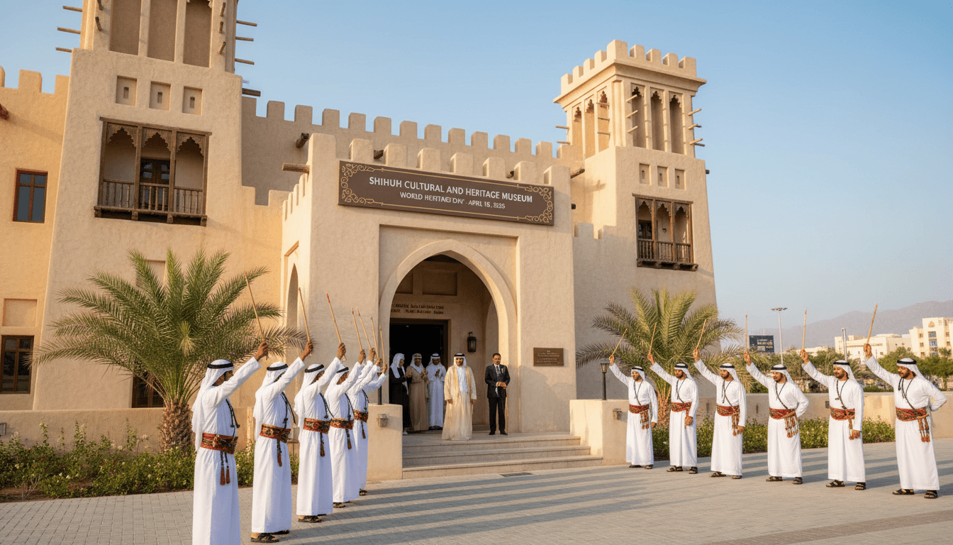 Crown Prince of Ras Al Khaimah Opens Shihuh Cultural and Heritage Museum on World Heritage Day