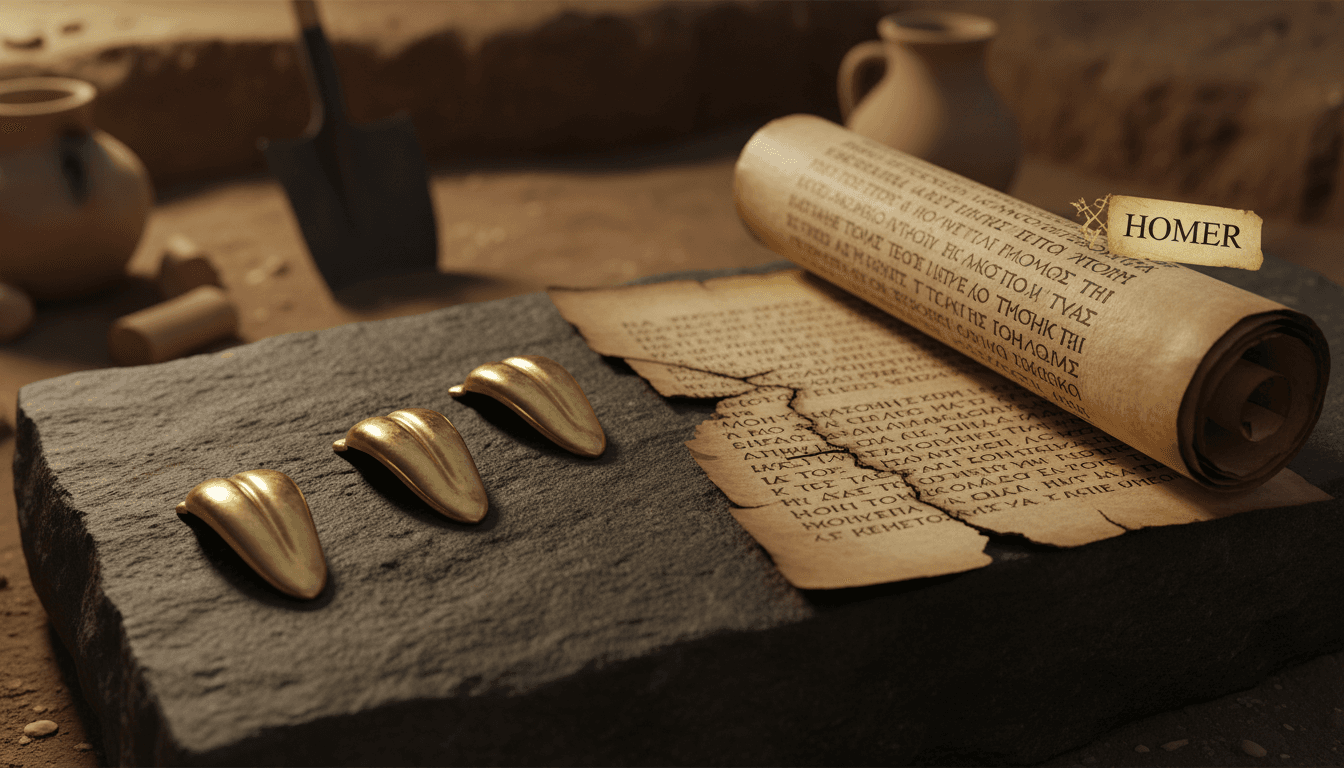 Spanish-Egyptian Mission Uncovers Roman-Era Tomb in Minya with Golden Tongues and Homeric Papyrus