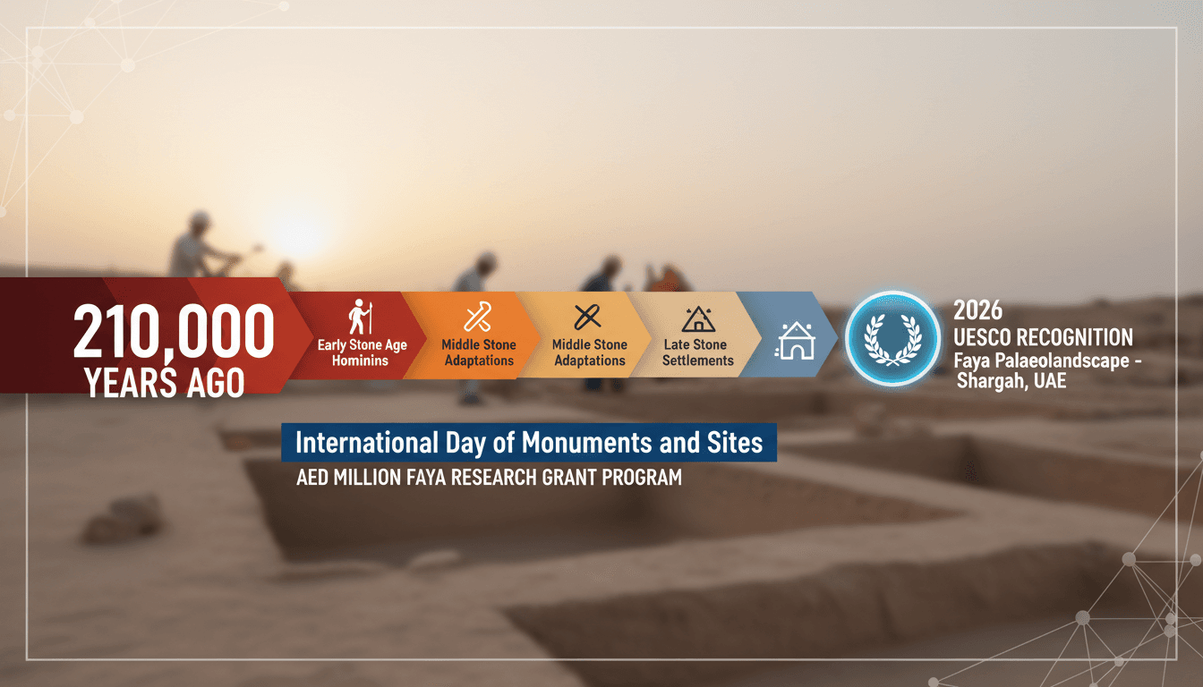 Faya Palaeolandscape in Sharjah Recognized on International Day of Monuments and Sites